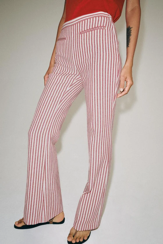 БРЮКИ В ПОЛОСКУ — коллекция Zara «ZW»