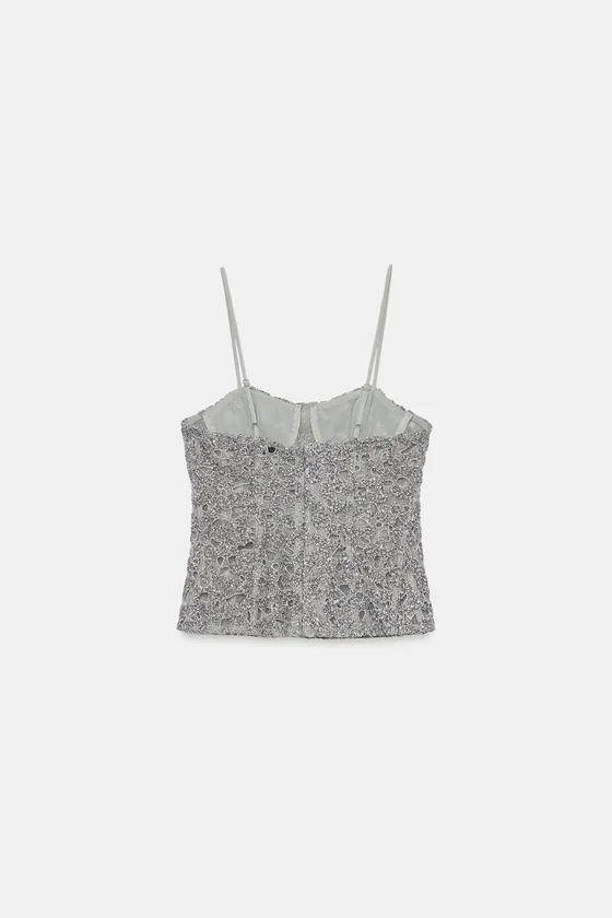 БЛЕСТЯЩИЙ ТОП — коллекция Zara «ZW»