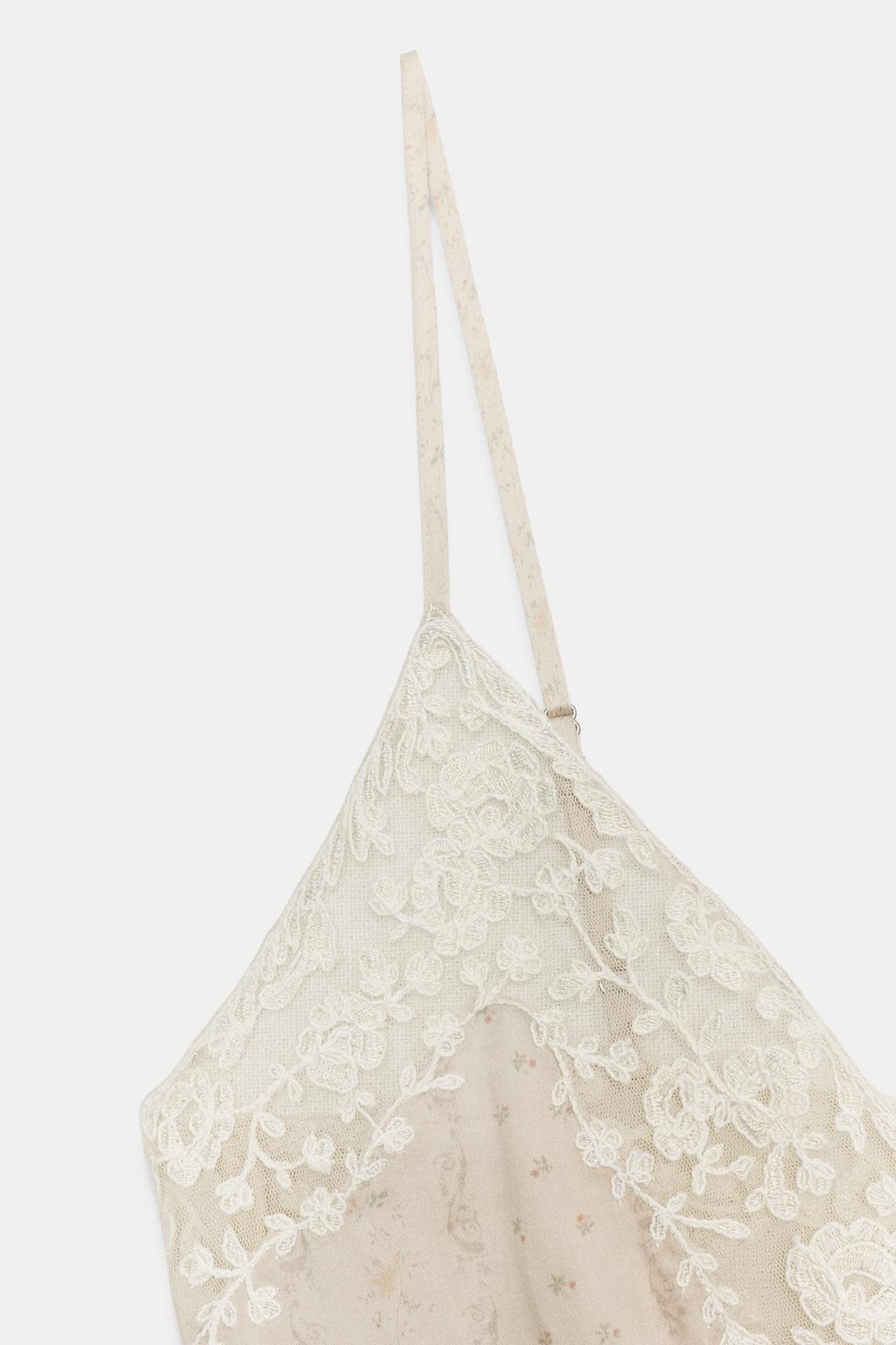 КОРОТКОЕ ПЛАТЬЕ С ВЫШИВКОЙ — коллекция Zara «ZW»