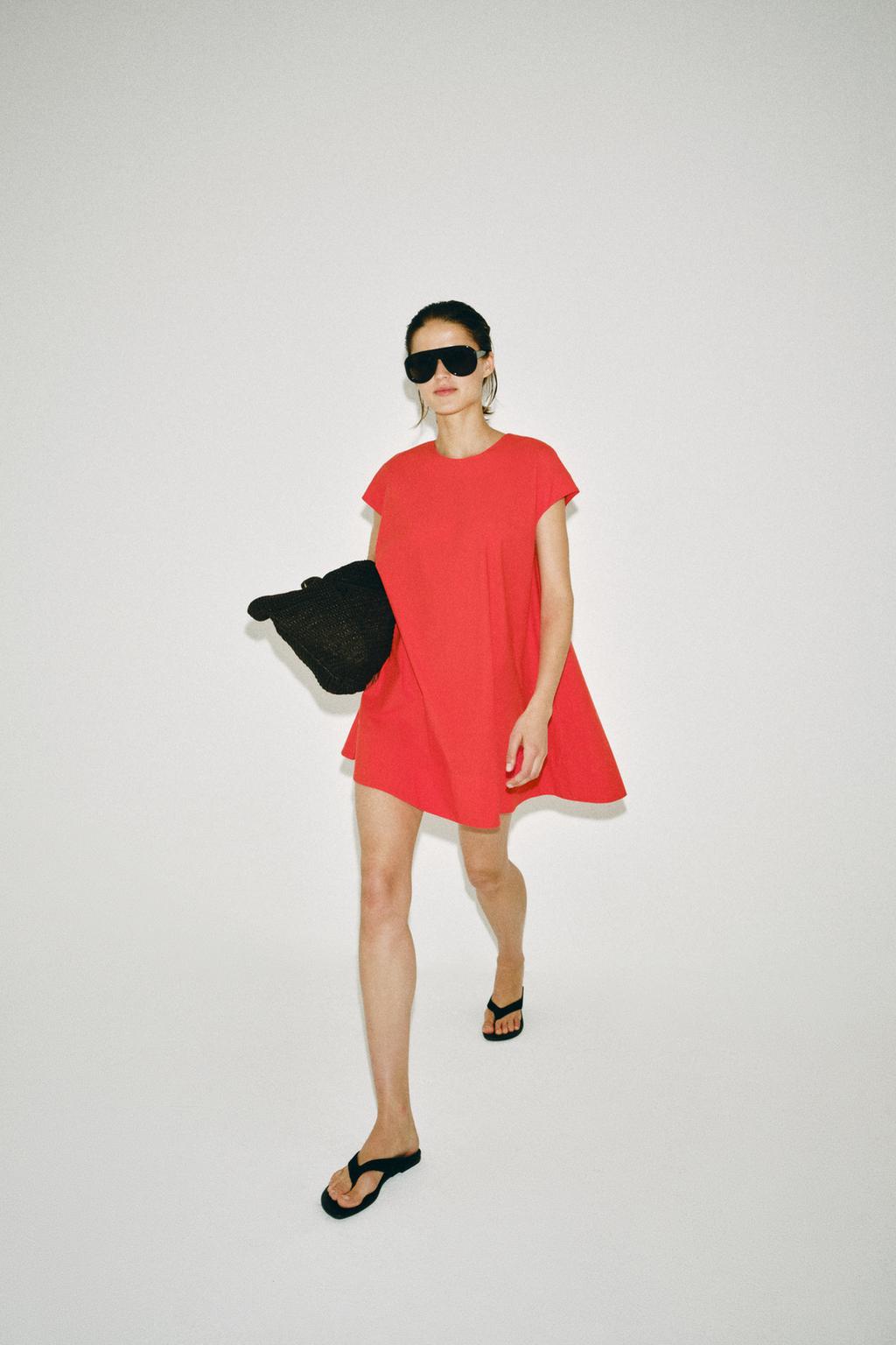 КОРОТКОЕ ПЛАТЬЕ ИЗ ПОПЛИНА — ZW COLLECTION