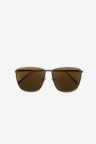 Квадратные металлические солнцезащитные очки — The Item Zara Woman- Заказать в России