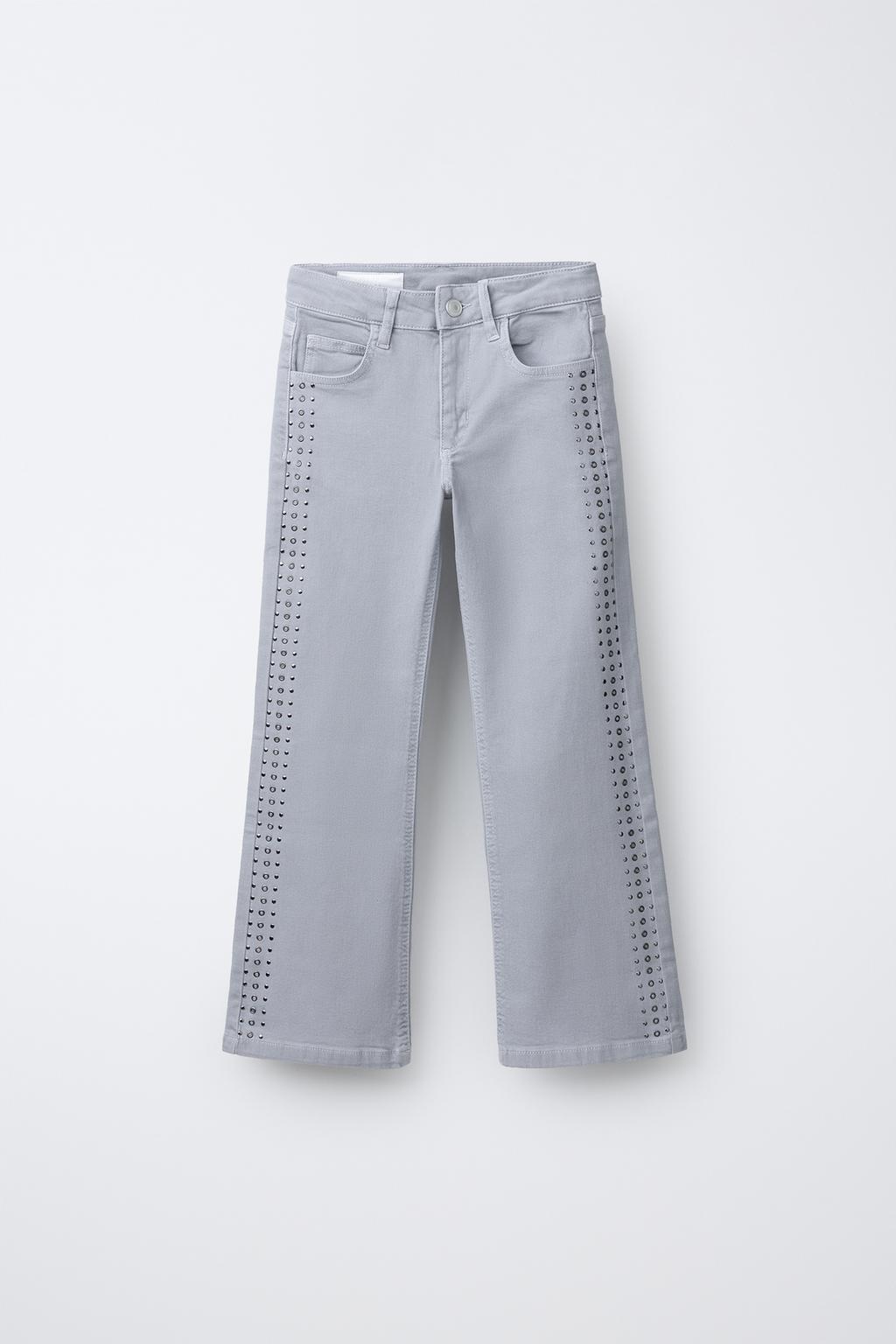 ДЖИНСЫ BOOTCUT С ЗАКЛЕПКАМИ