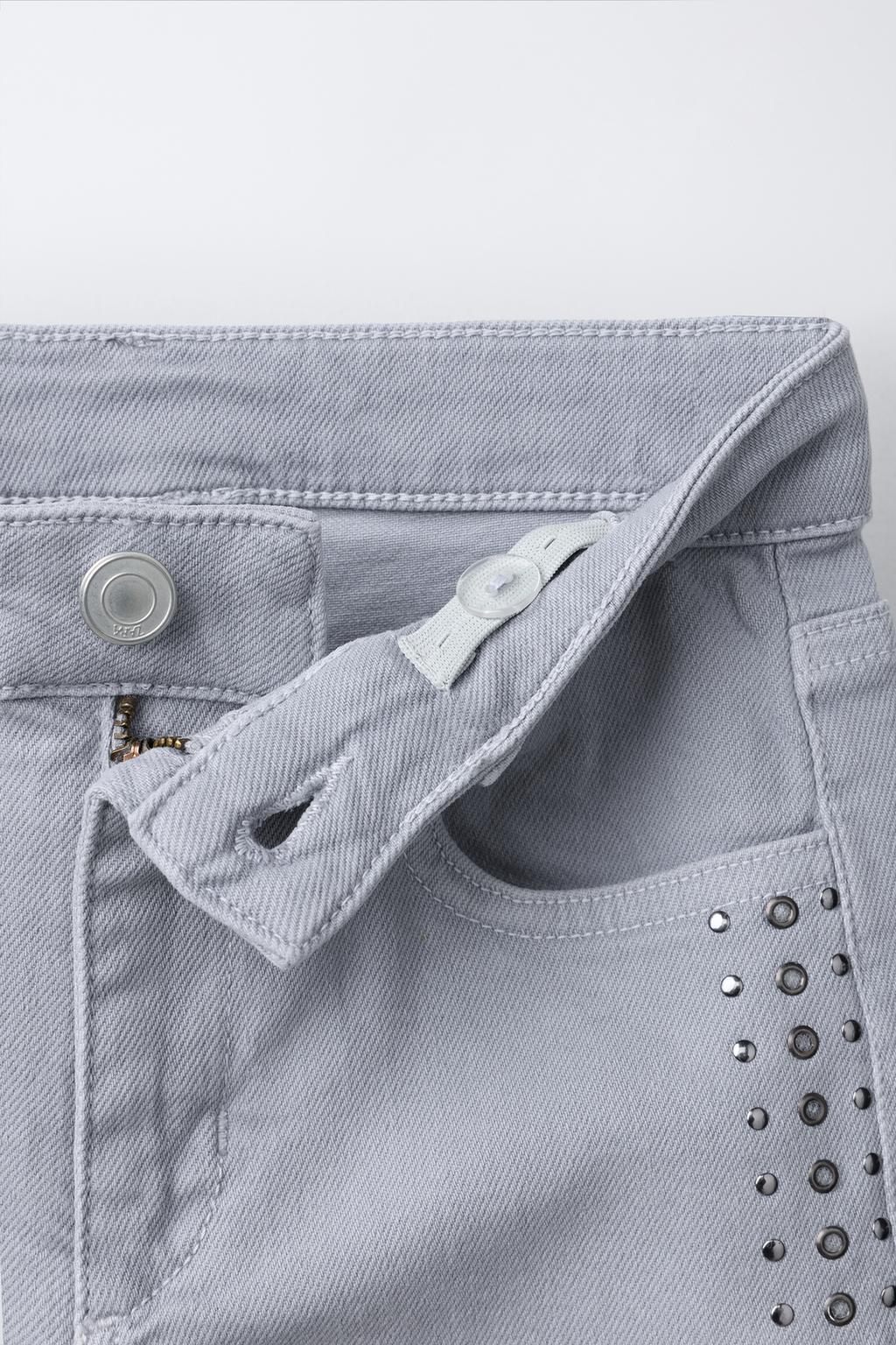 ДЖИНСЫ BOOTCUT С ЗАКЛЕПКАМИ