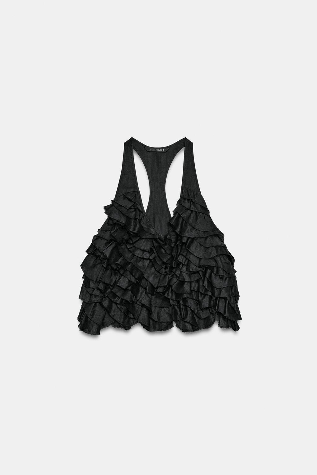 ТОП С ВОЛАНАМИ И РАМИ — ZW COLLECTION