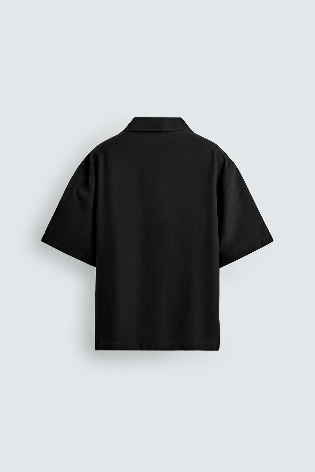 ПОЛО RELAXED FIT ИЗ СТРУЯЩЕЙСЯ ТКАНИ