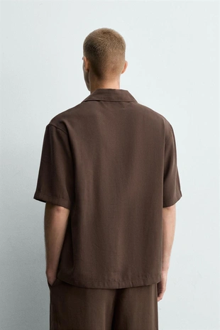 Поло Relaxed Fit из струящейся ткани- Заказать в России