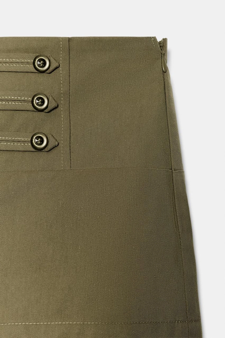 МИНИ-ШОРТЫ С ПУГОВИЦАМИ