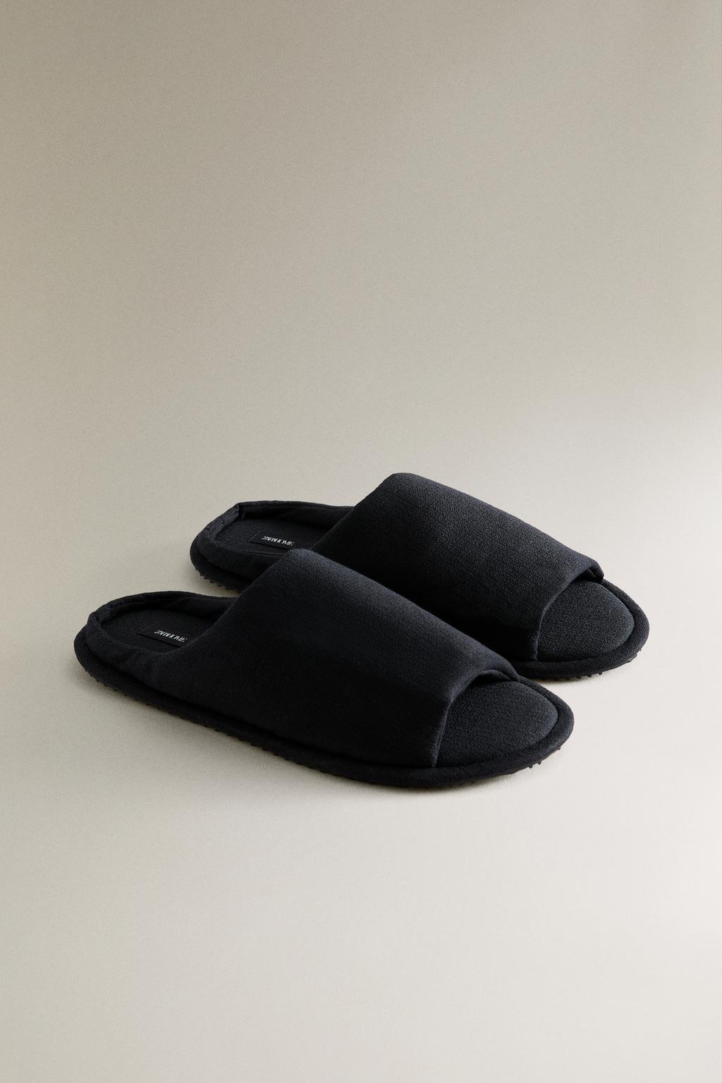 Тапочки-мюли open fabric