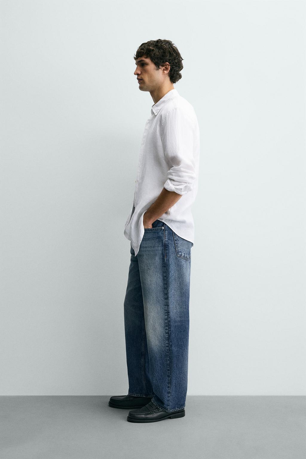 РУБАШКА REGULAR FIT ИЗ 100% ЛЬНА