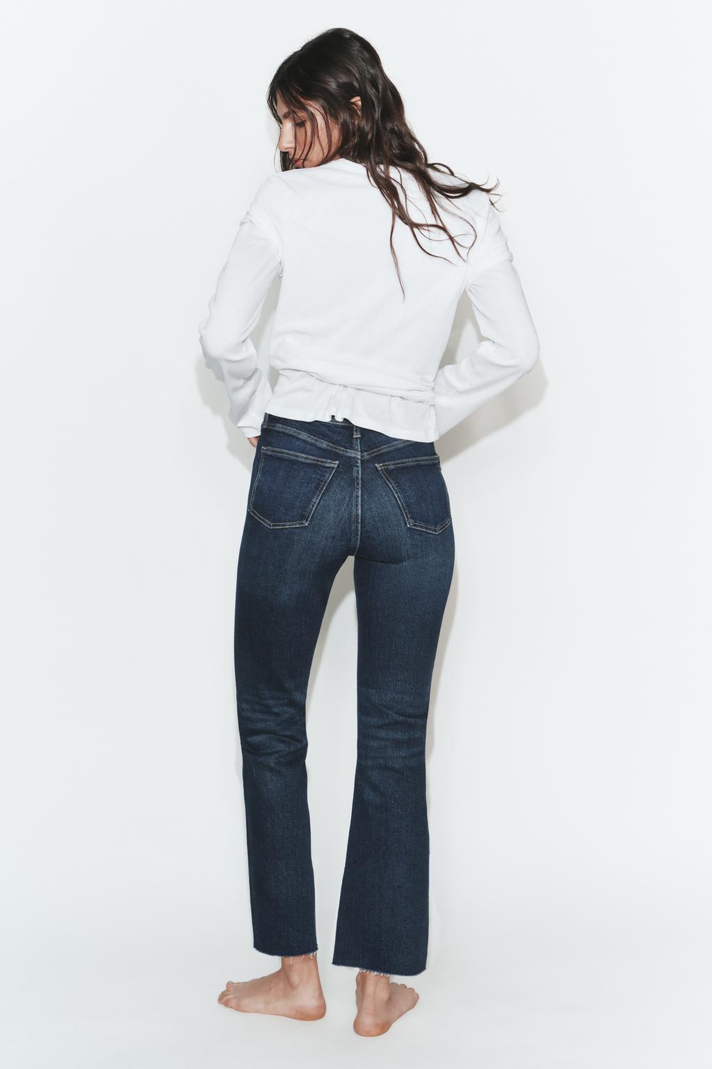 ДЖИНСЫ TRF CROPPED FLARE С ВЫСОКОЙ ПОСАДКОЙ