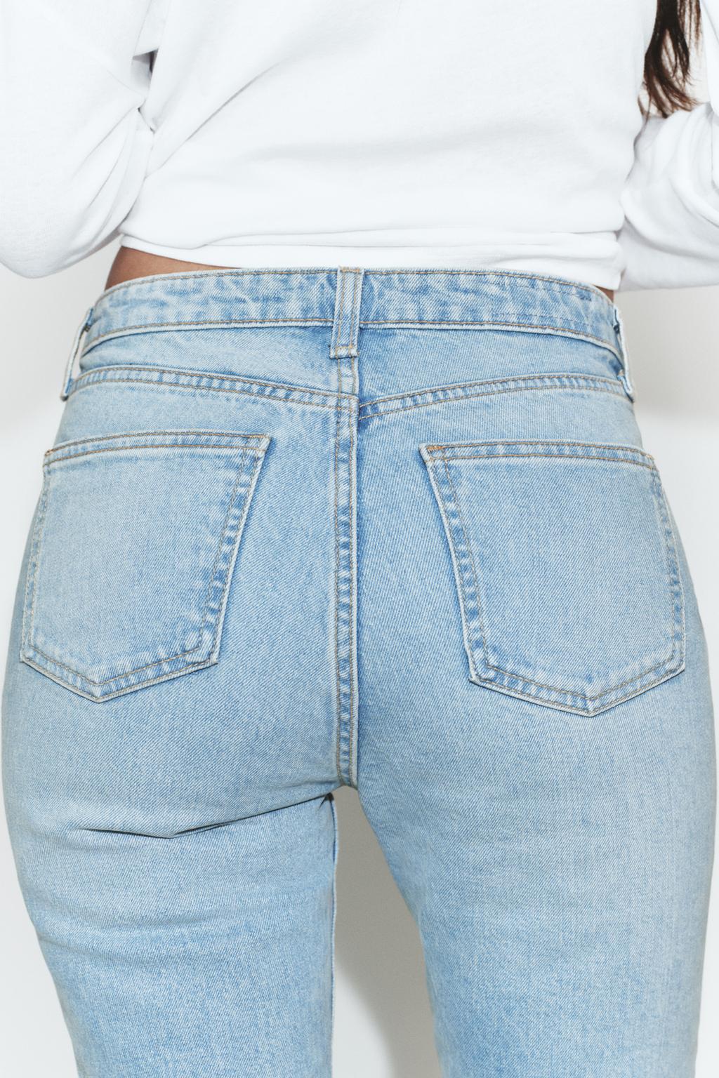 ДЖИНСЫ TRF CROPPED FLARE С ВЫСОКОЙ ПОСАДКОЙ