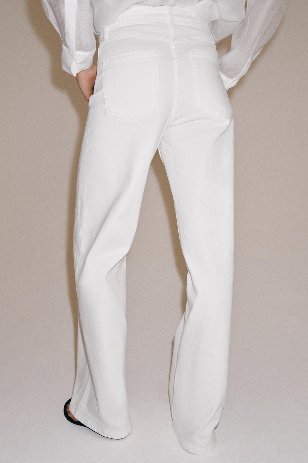 ДЖИНСЫ WIDE LEG С ВЫСОКОЙ ПОСАДКОЙ — ZW COLLECTION