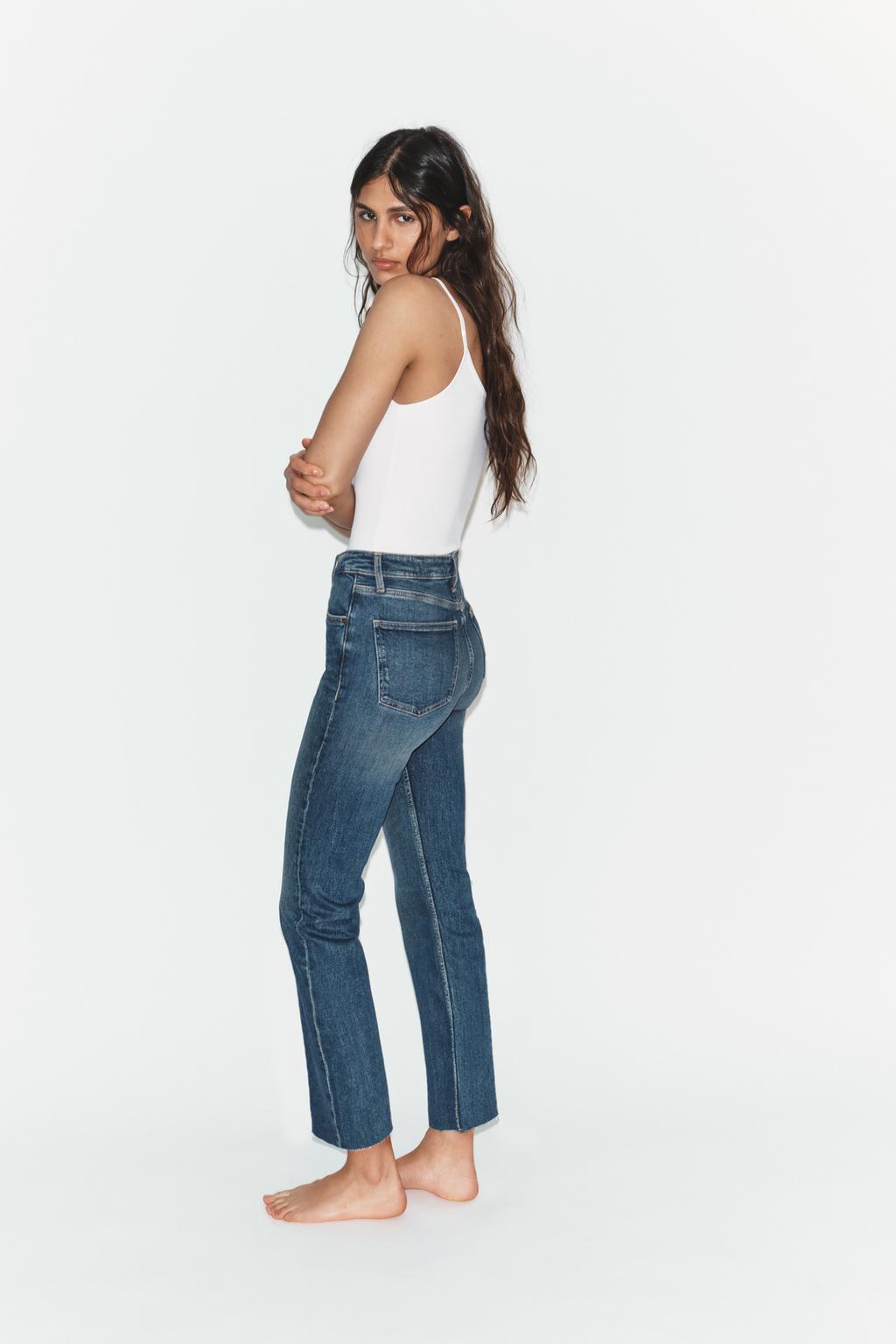 ДЖИНСЫ TRF CROPPED FLARE С ВЫСОКОЙ ПОСАДКОЙ