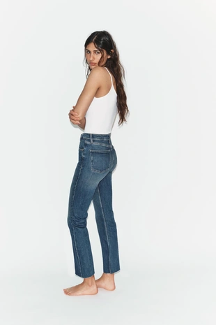 Джинсы Trf Cropped Flare с высокой посадкой