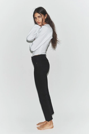 Джинсы Trf Cropped Flare с высокой посадкой