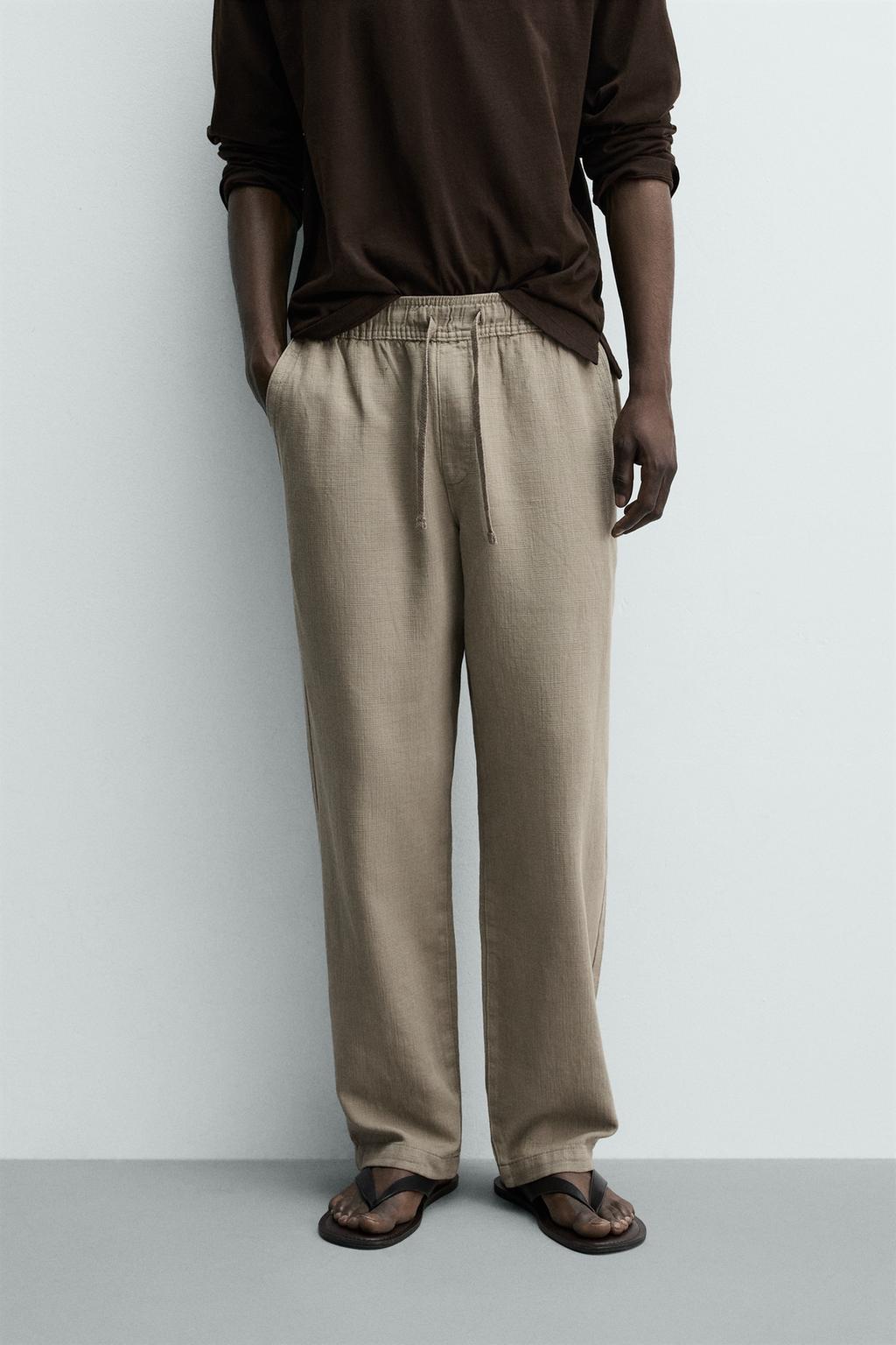 БРЮКИ RELAXED FIT СТРУКТУРНЫЕ
