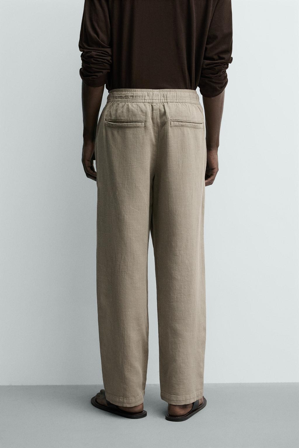 БРЮКИ RELAXED FIT СТРУКТУРНЫЕ