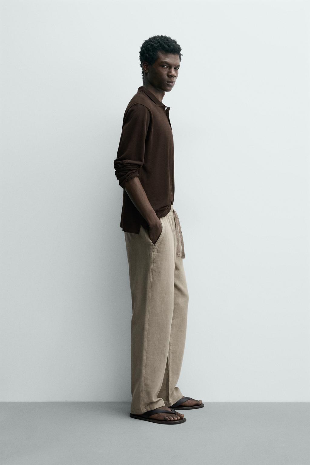 БРЮКИ RELAXED FIT СТРУКТУРНЫЕ