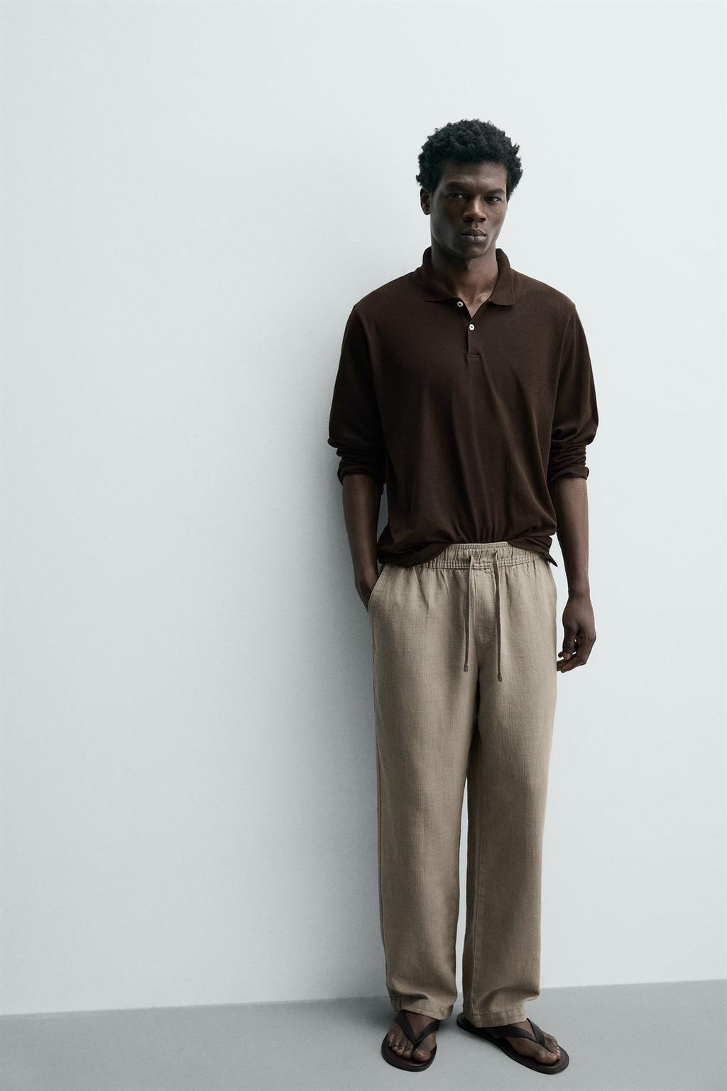 БРЮКИ RELAXED FIT СТРУКТУРНЫЕ
