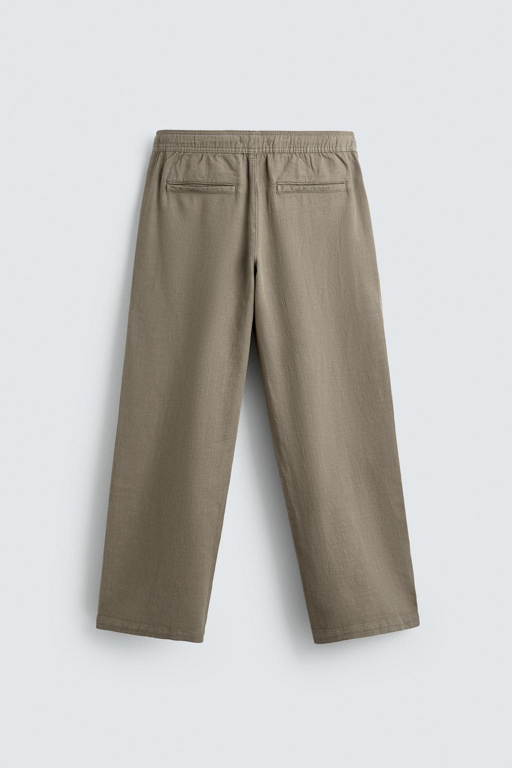 БРЮКИ RELAXED FIT СТРУКТУРНЫЕ