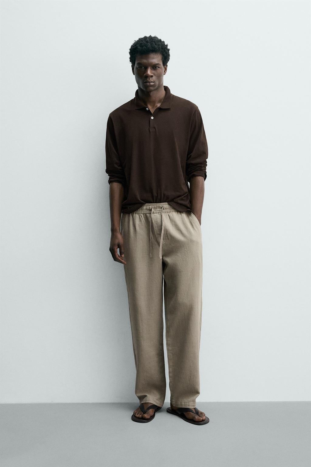 БРЮКИ RELAXED FIT СТРУКТУРНЫЕ