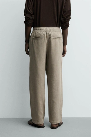 Брюки Relaxed Fit структурные