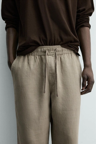 Брюки Relaxed Fit структурные- Заказать в России