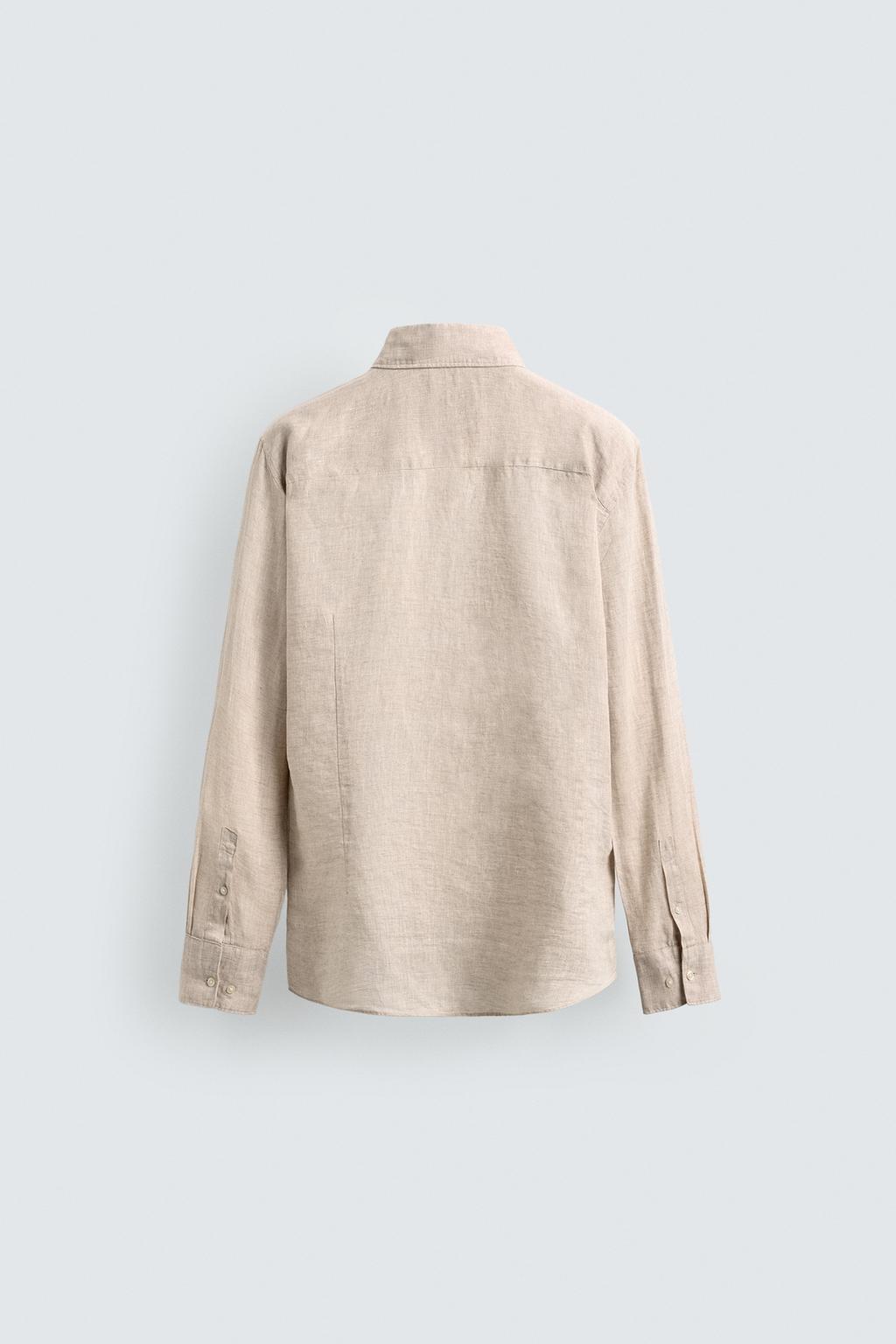 РУБАШКА REGULAR FIT ИЗ 100% ЛЬНА