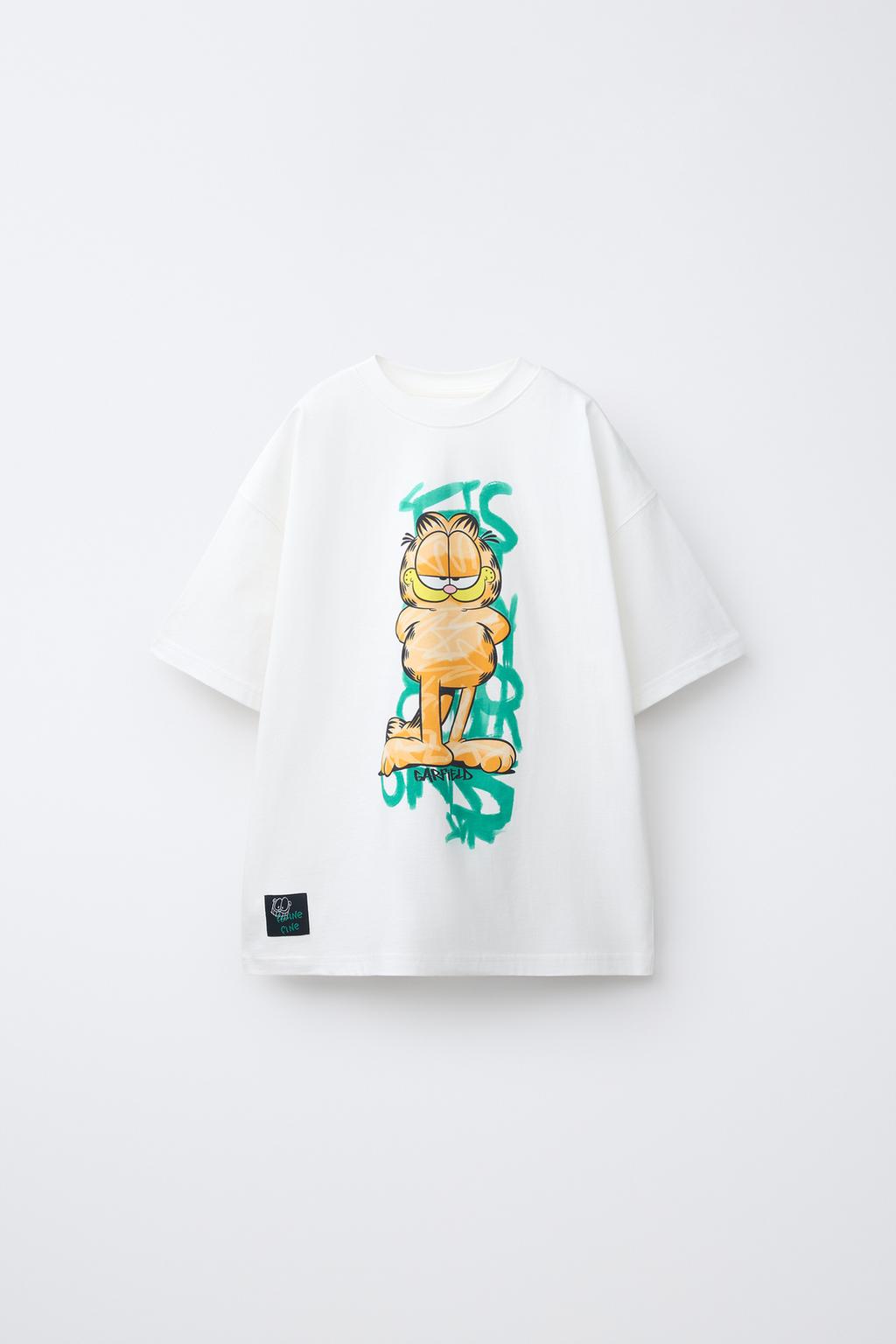 ФУТБОЛКА С ГРАФФИТИ GARFIELD © PAWS INC