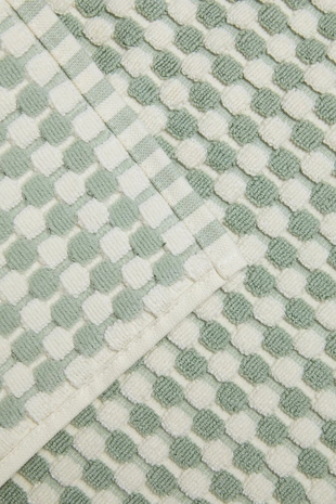 Sea green | 4587/015/982 - Zara Текстурированное хлопковое полотенце для ванны