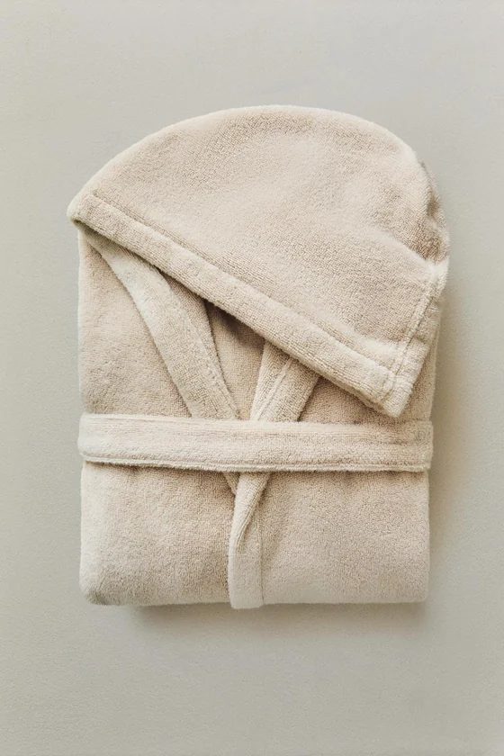 Махровый халат с капюшоном extra soft (380 г/м²)