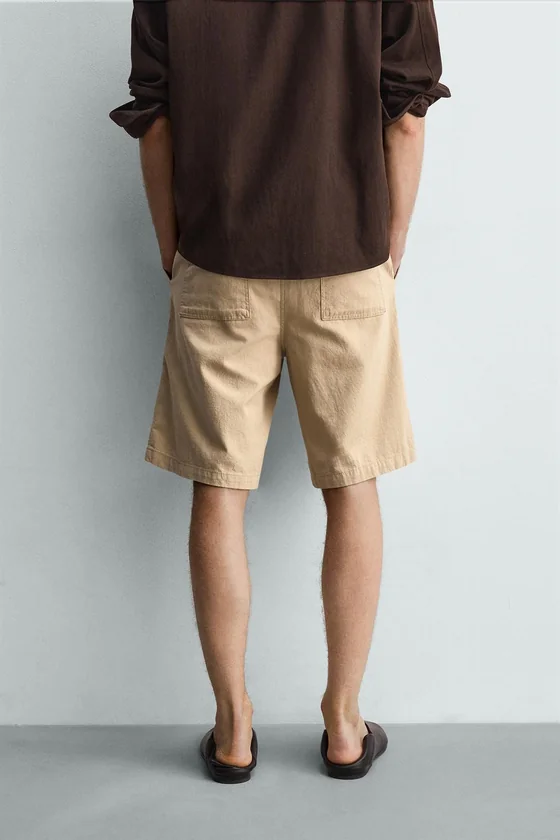 ШОРТЫ RELAXED FIT С РЕМНЕМ