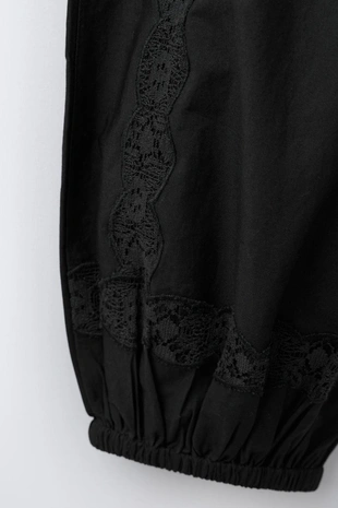 Брюки-бомбашки с вышивкой Lace- Заказать в России