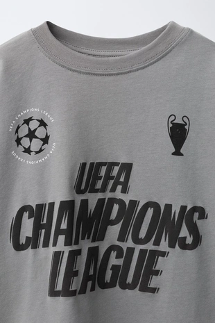 Футболка с принтом Uefa Champions League ®- Заказать в России