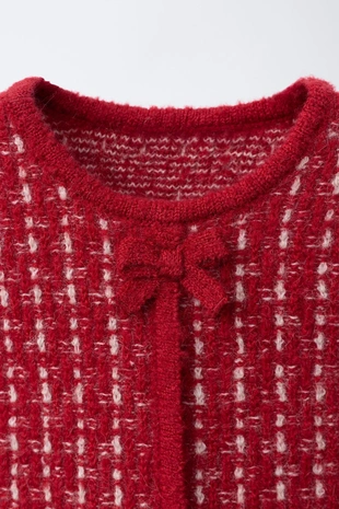 Red | 1473/545/600 - Zara Платье из рельефного трикотажа