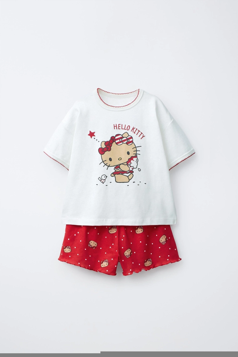 Пижама из двух частей с hello kitty © sanrio для детей 2-6 лет