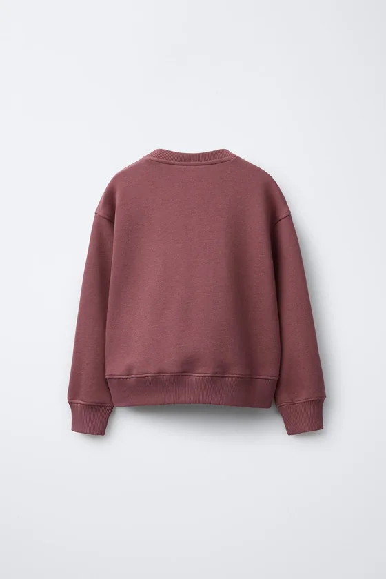 Свитшот label jogging с круглым вырезом