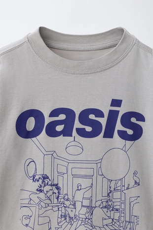 Футболка с принтом oasis ®- Заказать в России