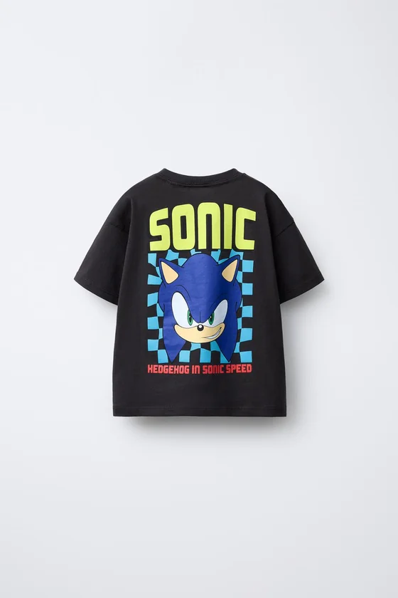Футболка с принтом sonic © sega