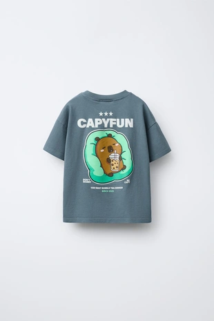 Футболка с принтом capybara capyfun ©- Заказать в России