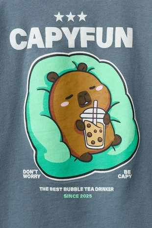 Футболка с принтом capybara capyfun ©- Заказать в России