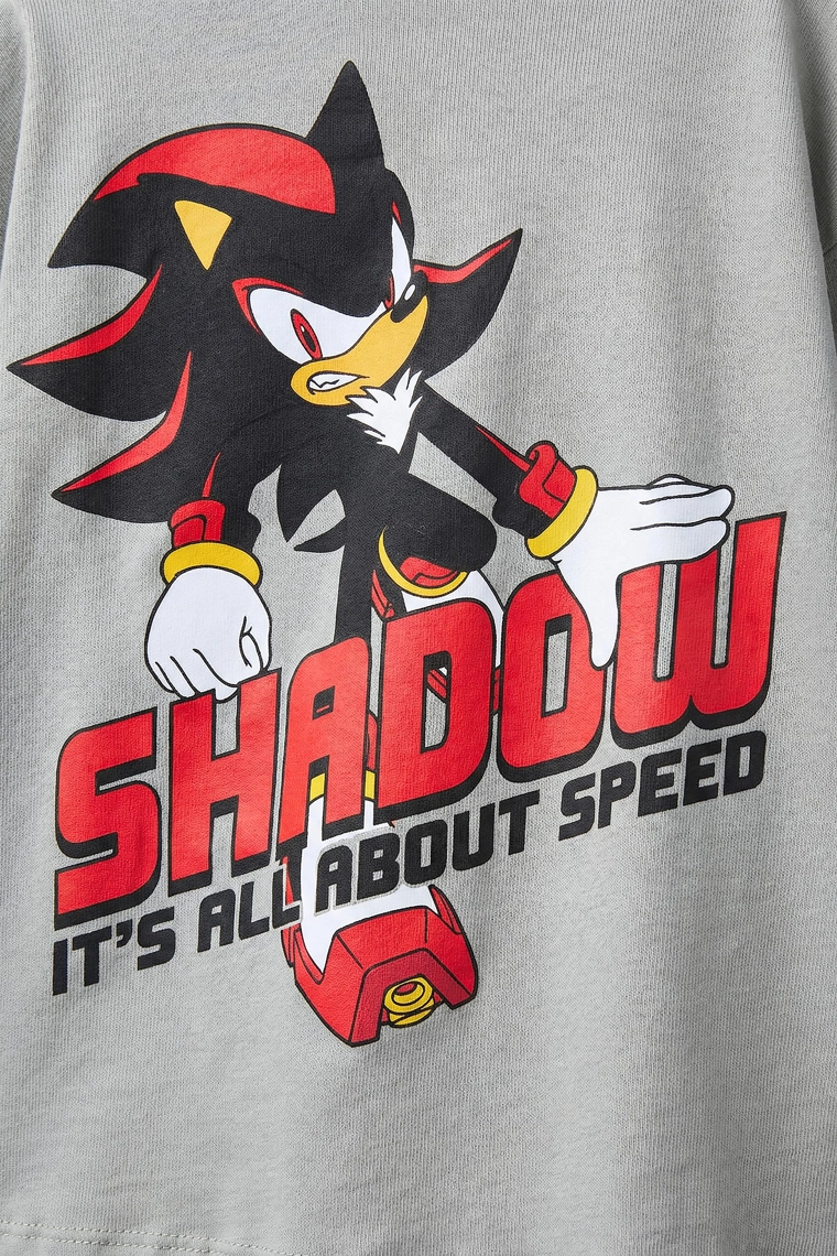 Футболка с короткими рукавами sonic and shadow © sega
