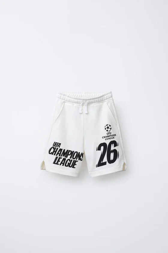 Бермуды uefa champions league с рельефным принтом