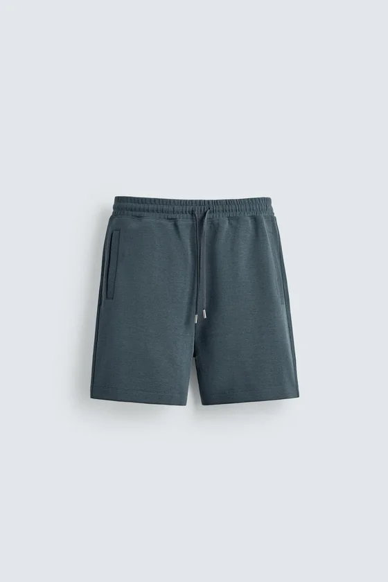 ШОРТЫ-ДЖОГГЕРЫ RELAXED FIT ИЗ ТКАНИ ИНТЕРЛОК
