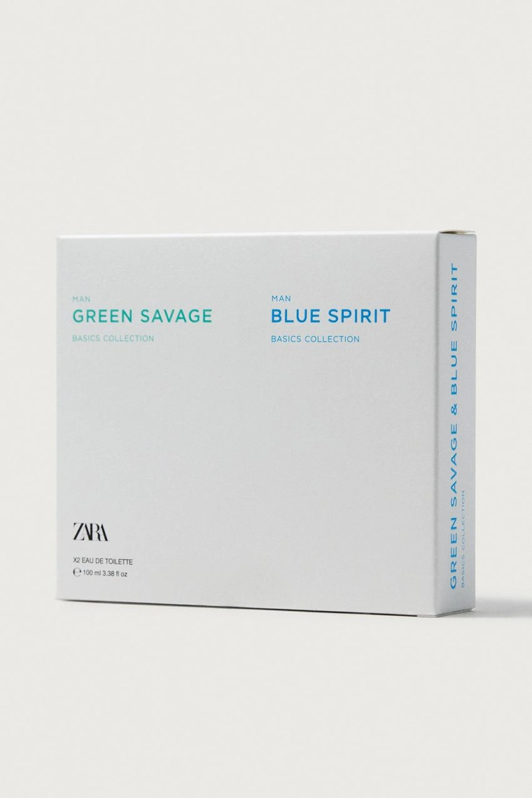 Набор ароматов green savage + blue spirit edt 2x100 мл