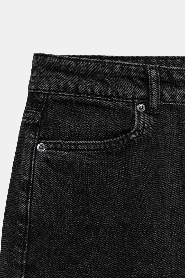 Джинсовые шорты-бермуды средней посадки Zara «ZW»