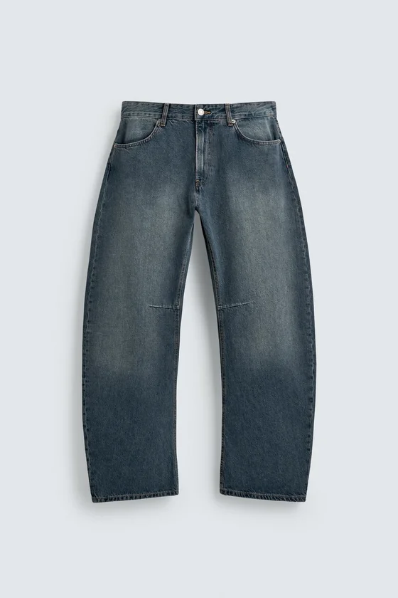 Джинсы свободного кроя barrel fit