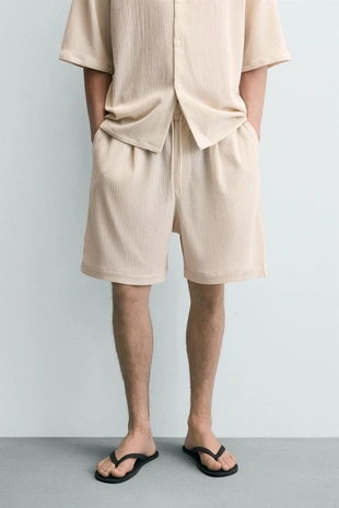 Шорты Relaxed Fit с рельефным узором