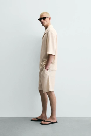 Шорты Relaxed Fit с рельефным узором