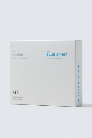 Silver man + blue spirit edt 2 x 100 мл- Заказать в России